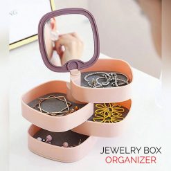 4 Layers Rotatable Jewelry Box Organizer