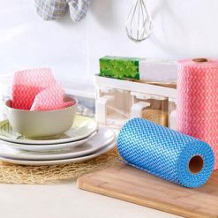 50pcs Kitchen Towel Dry Paper Wipes Roll