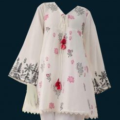 Branded - Umberalla Style Cotton Kurti with Block Printed (003)