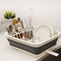 Folding Dish Drainer Rack