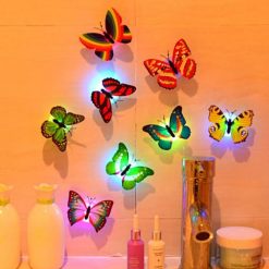Pack Of 3 LED 3D Butterfly Wall Lights