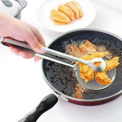 Multi-Purpose Frying Tong And Oil Strainer