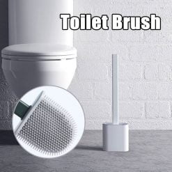 Toilet Brush With Quick Drying Holder