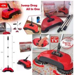 Manual Sweeping Broom 360 Degree Rotating