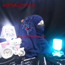Turkish Bunch Hijab With Niqab - Ready to Wear