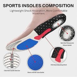 Silicone Gel Insoles – Medial Arch Foot Support